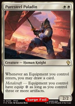 Puresteel Paladin - Commander: Magic: The Gathering - FINAL FANTASY: Collector's Edition (Rare) [CFIC-250] Hover Image