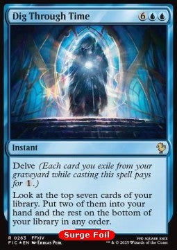 Dig Through Time - Commander: Magic: The Gathering - FINAL FANTASY: Collector's Edition (Rare) [CFIC-263] Hover Image