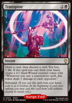Transpose - Commander: Magic: The Gathering - FINAL FANTASY: Collector's Edition (Rare) [CFIC-52]