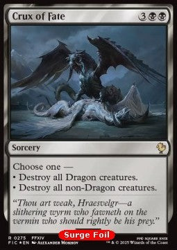 Crux of Fate - Commander: Magic: The Gathering - FINAL FANTASY: Collector's Edition (Rare) [CFIC-275] Imagen principal del producto