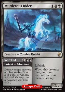 Murderous Rider // Swift End - Commander: Magic: The Gathering - FINAL FANTASY: Collector's Edition (Rare) [CFIC-279] Hover Image