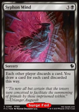 Syphon Mind - Commander: Magic: The Gathering - FINAL FANTASY: Collector's Edition (Common) [CFIC-288]
