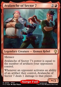 Avalanche of Sector 7 - Commander: Magic: The Gathering - FINAL FANTASY: Collector's Edition (Rare) [CFIC-53] Imagen principal del producto