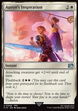 Auron's Inspiration - Magic: The Gathering - FINAL FANTASY (Uncommon) [FIN-8] Immagine principale del prodotto