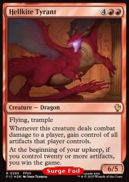 Hellkite Tyrant - Commander: Magic: The Gathering - FINAL FANTASY: Collector's Edition (Rare) [CFIC-295] Hoofdafbeelding