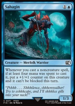 Sahagin - Magic: The Gathering - FINAL FANTASY (Common) [FIN-71] Immagine principale del prodotto