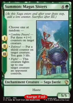 Summon: Magus Sisters - Commander: Magic: The Gathering - FINAL FANTASY: Collector's Edition (Rare) [CFIC-71] Hauptbild