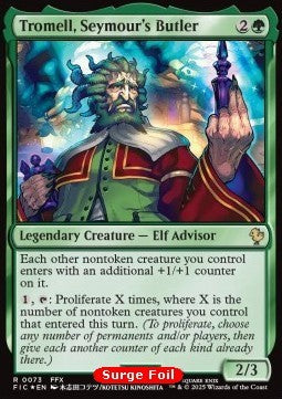 Tromell, Seymour's Butler - Commander: Magic: The Gathering - FINAL FANTASY: Collector's Edition (Rare) [CFIC-73] Main image