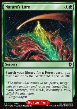 Nature's Lore - Commander: Magic: The Gathering - FINAL FANTASY: Collector's Edition (Common) [CFIC-311] Hover Image