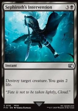 Sephiroth's Intervention - Magic: The Gathering - FINAL FANTASY (Common) [FIN-116] Hover Image