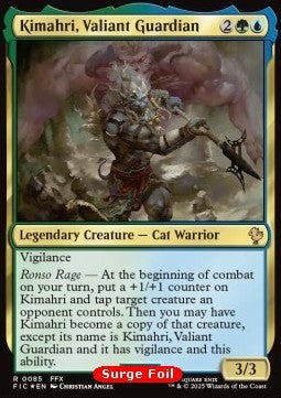 Kimahri, Valiant Guardian - Commander: Magic: The Gathering - FINAL FANTASY: Collector's Edition (Rare) [CFIC-85] Hover Image