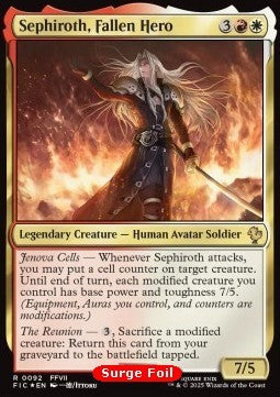Sephiroth, Fallen Hero - Commander: Magic: The Gathering - FINAL FANTASY: Collector's Edition (Rare) [CFIC-92] Hover Image