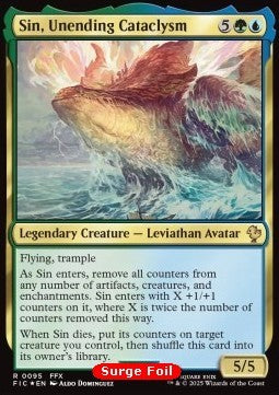 Sin, Unending Cataclysm - Commander: Magic: The Gathering - FINAL FANTASY: Collector's Edition (Rare) [CFIC-95] Hover Image