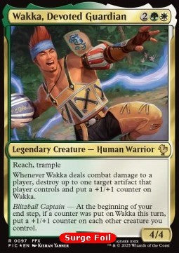 Wakka, Devoted Guardian - Commander: Magic: The Gathering - FINAL FANTASY: Collector's Edition (Rare) [CFIC-97] Imagen principal del producto