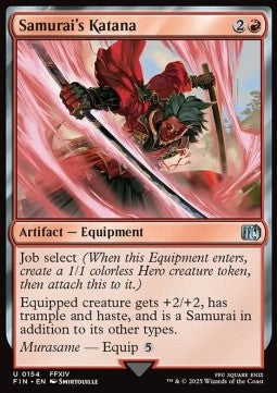 Samurai's Katana - Magic: The Gathering - FINAL FANTASY (Uncommon) [FIN-154] Main image