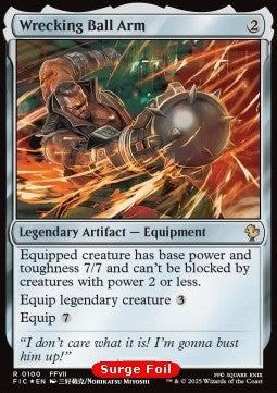 Wrecking Ball Arm - Commander: Magic: The Gathering - FINAL FANTASY: Collector's Edition (Rare) [CFIC-100] Hover Image