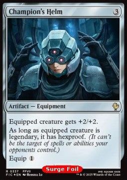 Champion's Helm - Commander: Magic: The Gathering - FINAL FANTASY: Collector's Edition (Rare) [CFIC-337] Imagen principal del producto
