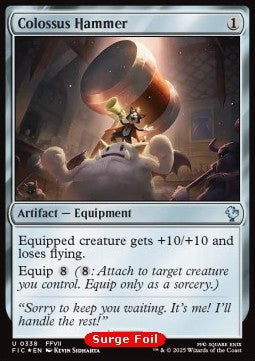 Colossus Hammer - Commander: Magic: The Gathering - FINAL FANTASY: Collector's Edition (Uncommon) [CFIC-338]