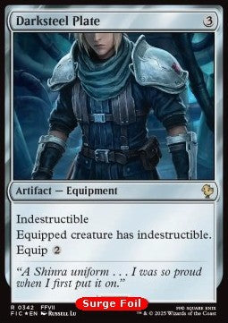 Darksteel Plate - Commander: Magic: The Gathering - FINAL FANTASY: Collector's Edition (Rare) [CFIC-342]