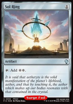 Sol Ring (V.4) - Commander: Magic: The Gathering - FINAL FANTASY: Collector's Edition (Uncommon) [CFIC-359]