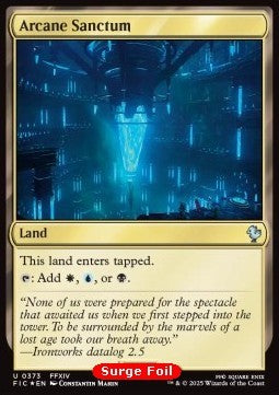 Arcane Sanctum - Commander: Magic: The Gathering - FINAL FANTASY: Collector's Edition (Uncommon) [CFIC-373]