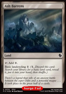 Ash Barrens - Commander: Magic: The Gathering - FINAL FANTASY: Collector's Edition (Common) [CFIC-374] Imagen principal del producto