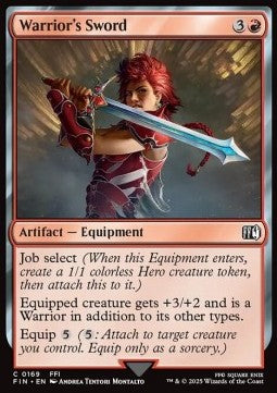 Warrior's Sword - Magic: The Gathering - FINAL FANTASY (Common) [FIN-169] Main image