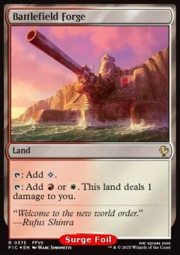 Battlefield Forge - Commander: Magic: The Gathering - FINAL FANTASY: Collector's Edition (Rare) [CFIC-375] Imagen principal del producto