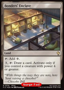 Bonders' Enclave - Commander: Magic: The Gathering - FINAL FANTASY: Collector's Edition (Rare) [CFIC-376] Imagen principal del producto
