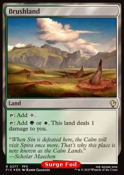 Brushland - Commander: Magic: The Gathering - FINAL FANTASY: Collector's Edition (Rare) [CFIC-377]