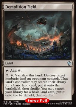 Demolition Field - Commander: Magic: The Gathering - FINAL FANTASY: Collector's Edition (Uncommon) [CFIC-385]
