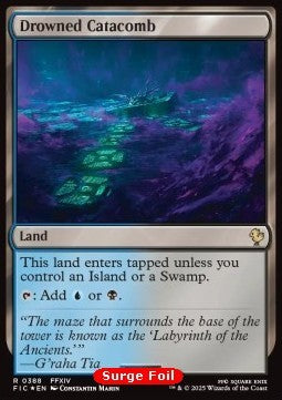 Drowned Catacomb - Commander: Magic: The Gathering - FINAL FANTASY: Collector's Edition (Rare) [CFIC-388]