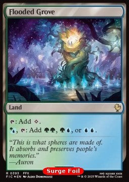 Flooded Grove - Commander: Magic: The Gathering - FINAL FANTASY: Collector's Edition (Rare) [CFIC-393]
