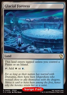 Glacial Fortress - Commander: Magic: The Gathering - FINAL FANTASY: Collector's Edition (Rare) [CFIC-400]