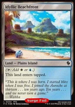 Idyllic Beachfront - Commander: Magic: The Gathering - FINAL FANTASY: Collector's Edition (Common) [CFIC-404] Imagen principal del producto