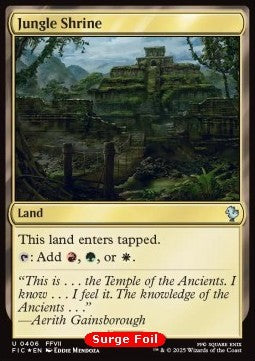Jungle Shrine - Commander: Magic: The Gathering - FINAL FANTASY: Collector's Edition (Uncommon) [CFIC-406] Hover Image