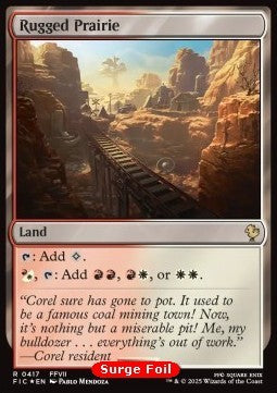 Rugged Prairie - Commander: Magic: The Gathering - FINAL FANTASY: Collector's Edition (Rare) [CFIC-417] Hauptbild