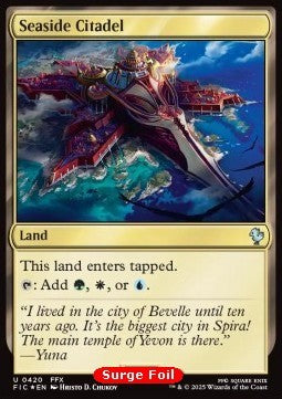 Seaside Citadel - Commander: Magic: The Gathering - FINAL FANTASY: Collector's Edition (Uncommon) [CFIC-420] Hover Image