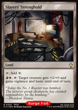 Slayers' Stronghold - Commander: Magic: The Gathering - FINAL FANTASY: Collector's Edition (Rare) [CFIC-424] Hover Image