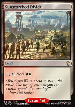 Sunscorched Divide - Commander: Magic: The Gathering - FINAL FANTASY: Collector's Edition (Rare) [CFIC-433] Hover Image