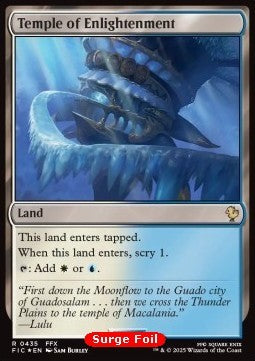 Temple of Enlightenment - Commander: Magic: The Gathering - FINAL FANTASY: Collector's Edition (Rare) [CFIC-435] Main image