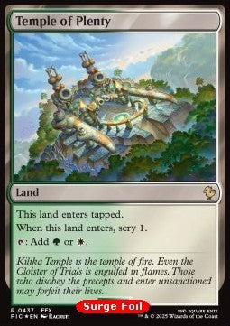 Temple of Plenty - Commander: Magic: The Gathering - FINAL FANTASY: Collector's Edition (Rare) [CFIC-437] Hover Image