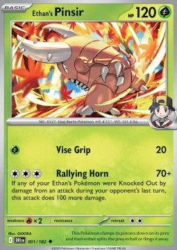 Ethan's Pinsir - Destined Rivals (Uncommon) [DRI-001] Main image