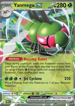 Yanmega ex - Destined Rivals (Double Rare) [DRI-003] Hover Image