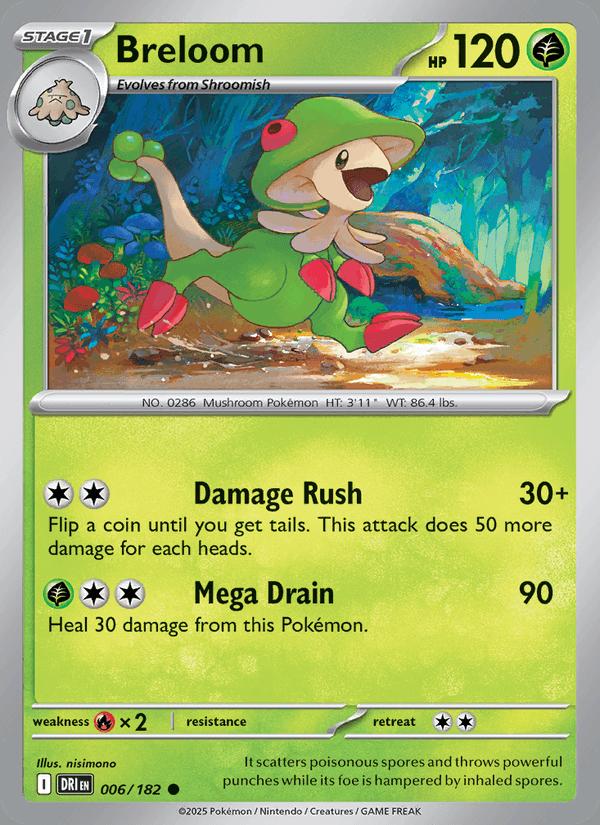 Breloom - Destined Rivals (Common) [DRI-006] Immagine principale del prodotto