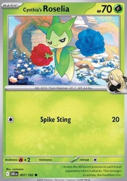 Cynthia's Roselia - Destined Rivals (Common) [DRI-007] Hover Image