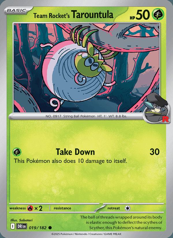 Team Rocket's Tarountula - Destined Rivals (Common) [DRI-019] Image principale du produit