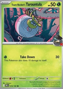Team Rocket's Tarountula - Destined Rivals (Common) [DRI-019] Hover Image