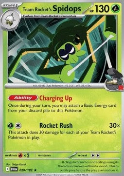 Team Rocket's Spidops - Destined Rivals (Rare) [DRI-020] Hauptbild