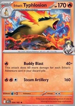 Ethan's Typhlosion - Destined Rivals (Rare) [DRI-034] Imagen principal del producto